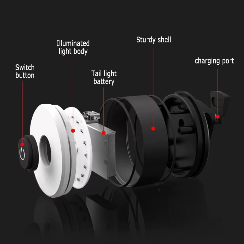 Feu arrière de vélo Rechargeable par USB