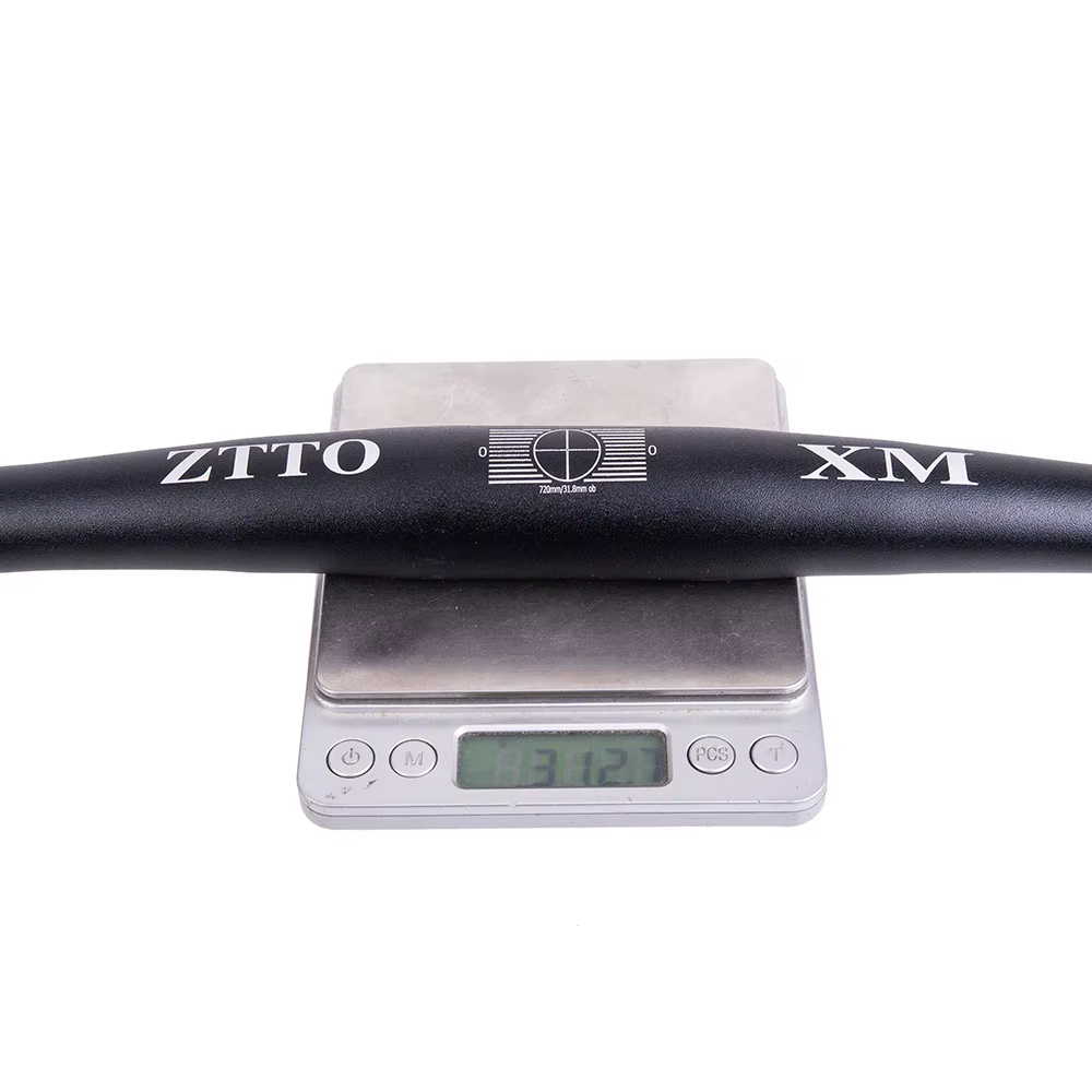 Guidon plat de vélo en alliage d'aluminium pour VTT