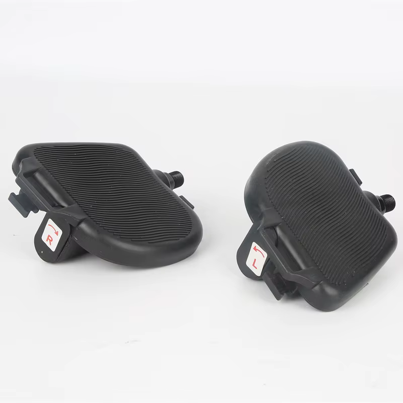 Pédale de vélo large avec sangles de pédales