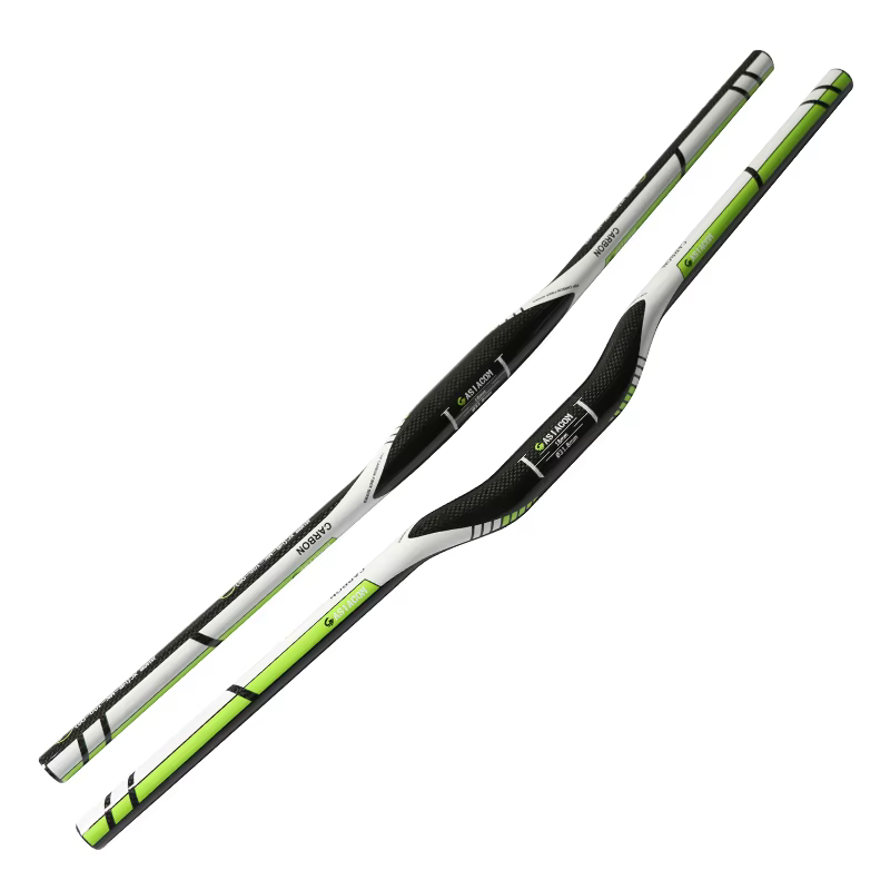 Guidon de vélo de montagne entièrement en fibre de carbone 3K