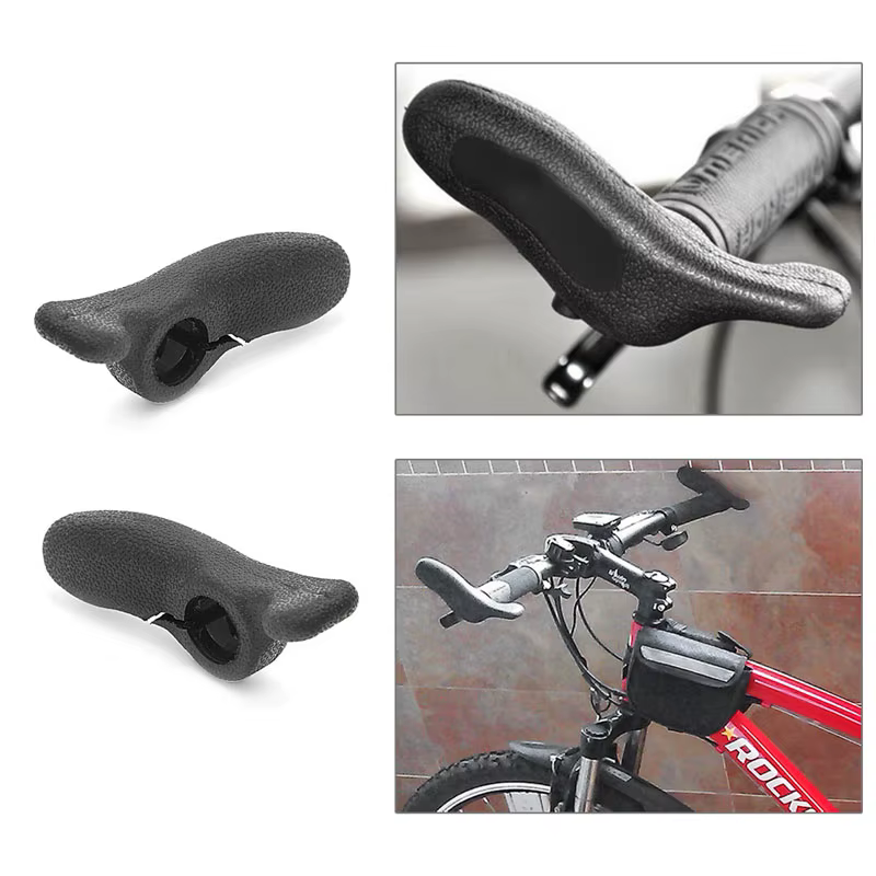 Guidon en caoutchouc en forme de corne de bœuf pour vtt et vélo de route