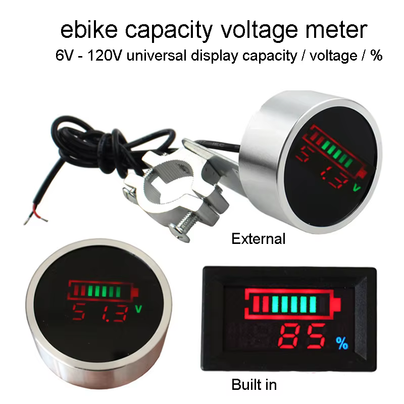 Indicateur de capacité de batterie pour vélo électrique