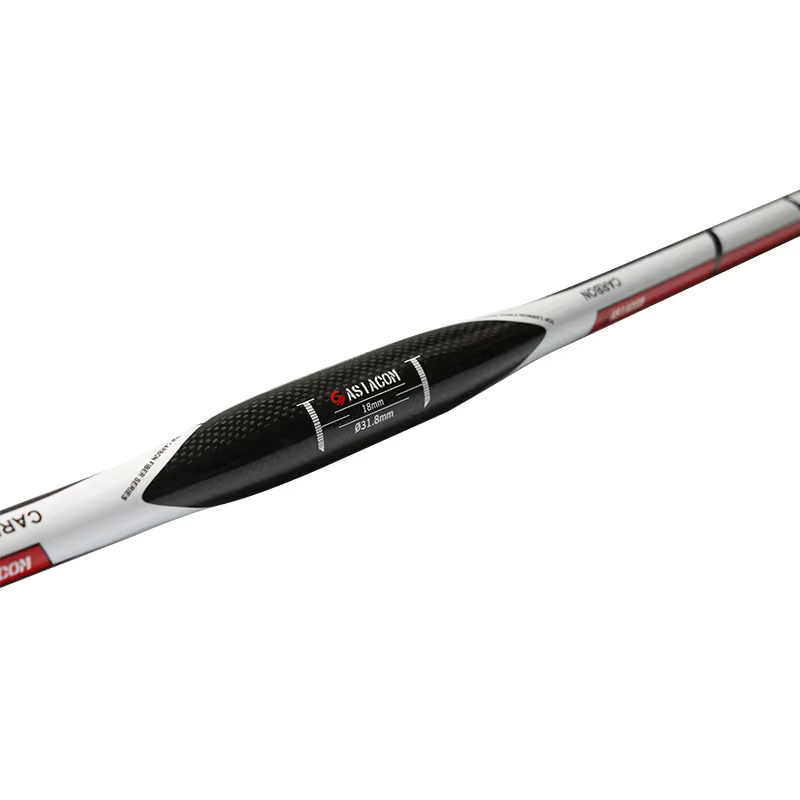 Guidon de vélo de montagne entièrement en fibre de carbone 3K