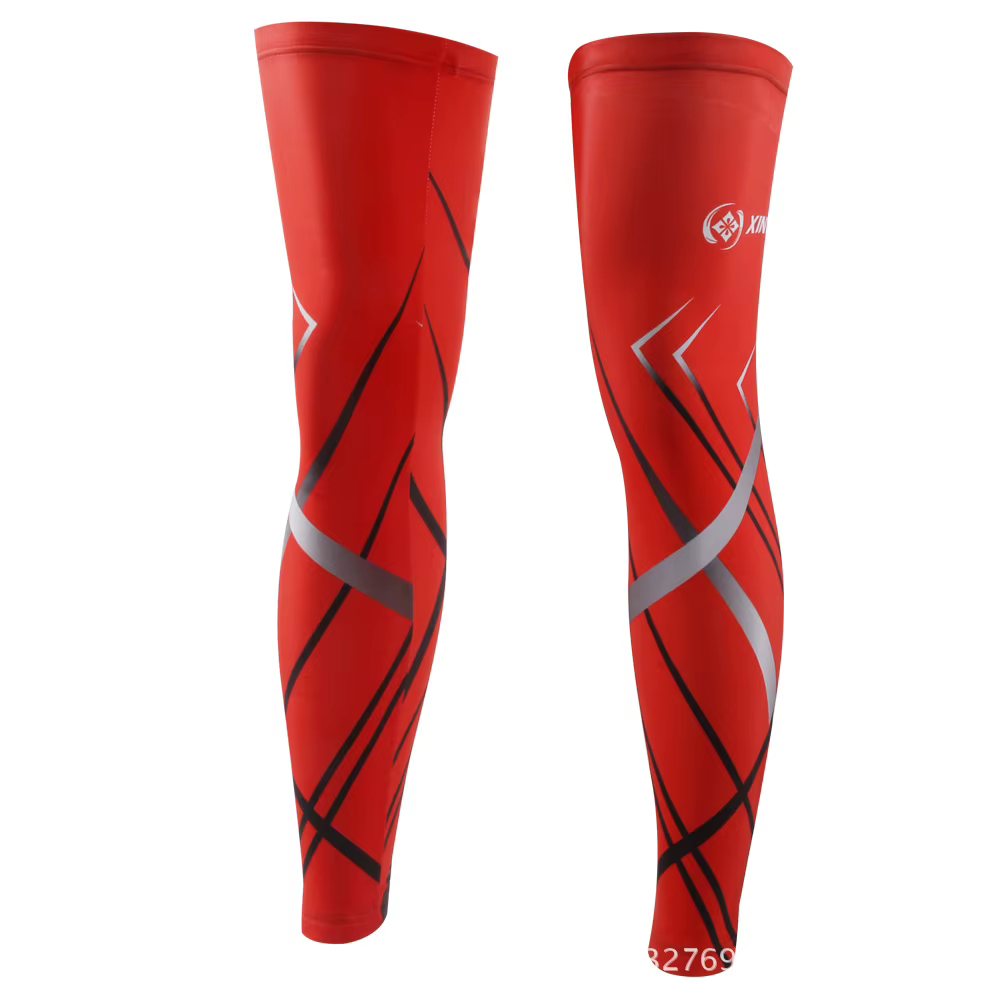 Xintown anti-dérapant jambières cyclisme protéger genou plus chaud Sport de plein air vtt vélo vélo Leggins coupe-vent cyclisme chaussettes