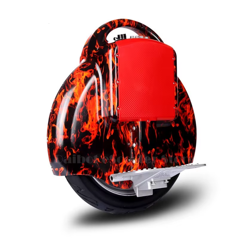 Daibot Scooter électrique Portable une roue auto équilibrage Scooters haut-parleur Bluetooth 14 pouces 350W 60V