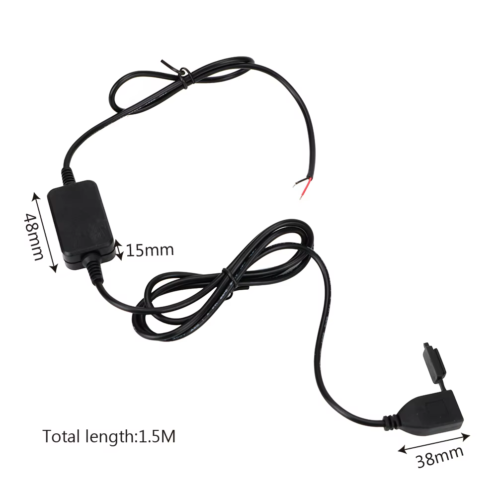 Prise USB pour moto, prise d'alimentation pour téléphone GPS