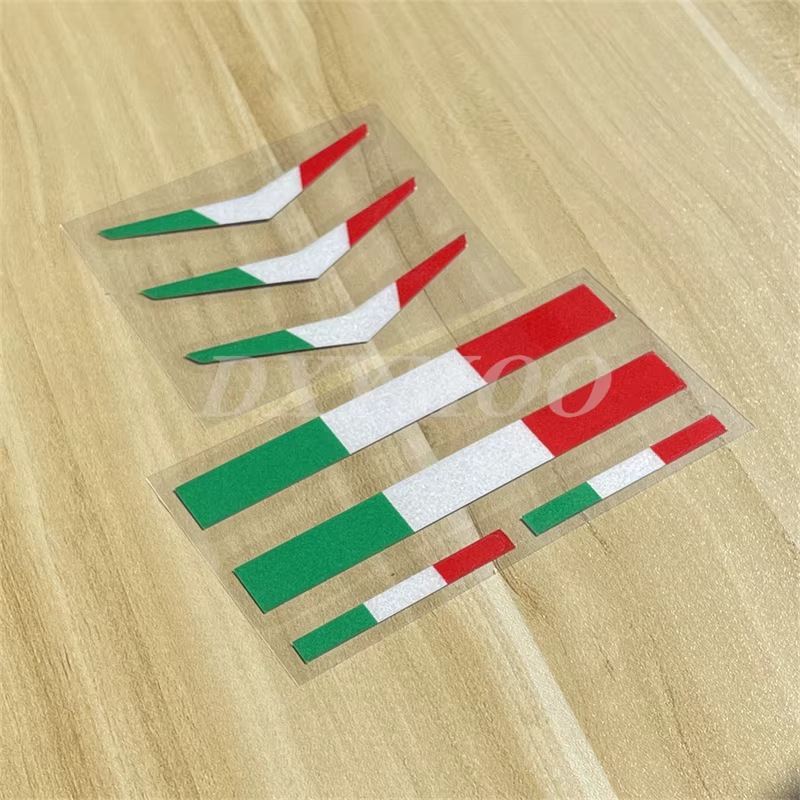 Autocollants drapeau National d'italie pour moto et vélo