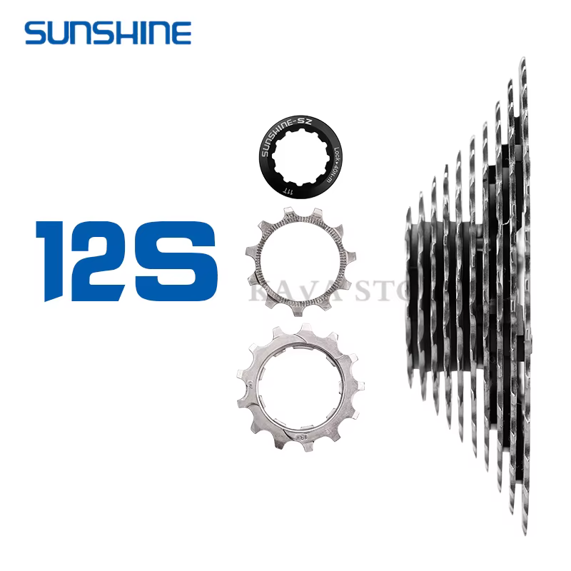 SUNSHINE – Cassette ultralégère à 12 vitesses pour vélo de route