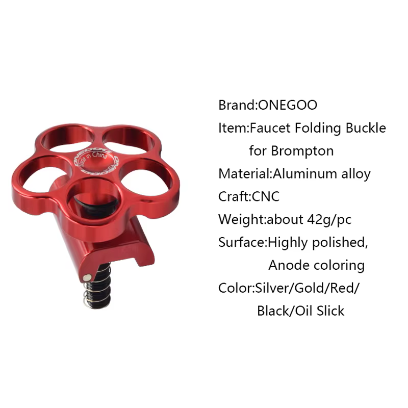 ONEGOO 1pc vélo pliable boucle pliante pince C
