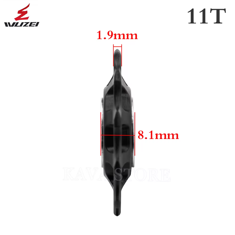 Poulie de dérailleur arrière pour vélo de route