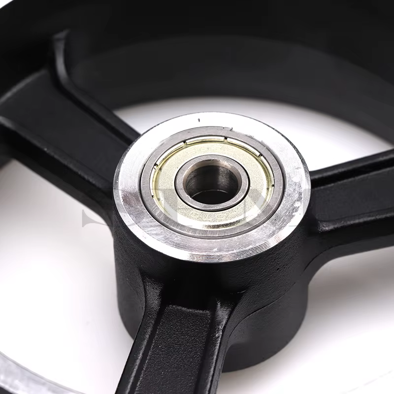 Solide de haute qualité roues de 5 pouces Rapide roue F0,jackhot,Nes en fibre de carbone scooter pneu solide avec jante en alliage