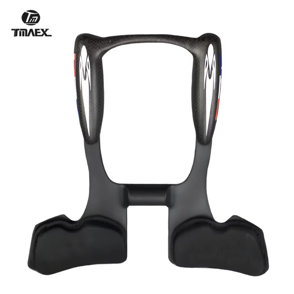 Guidon ultra léger en fibre de carbone pour vélo de route et VTT