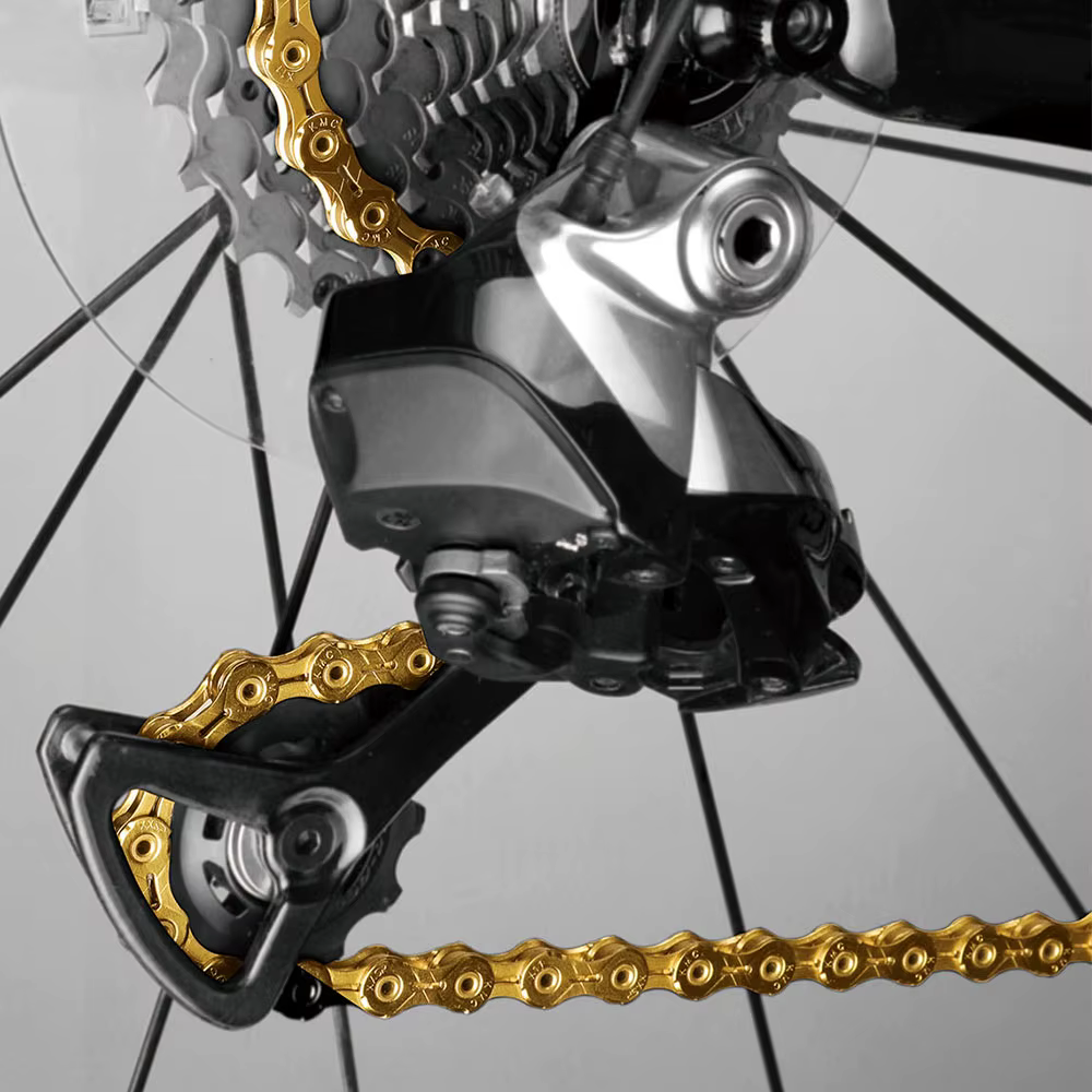 KMC Chaîne de vélo pour pédalier Shimano SRAM pour VTT Z6 X8 X9 X10 X11 X12