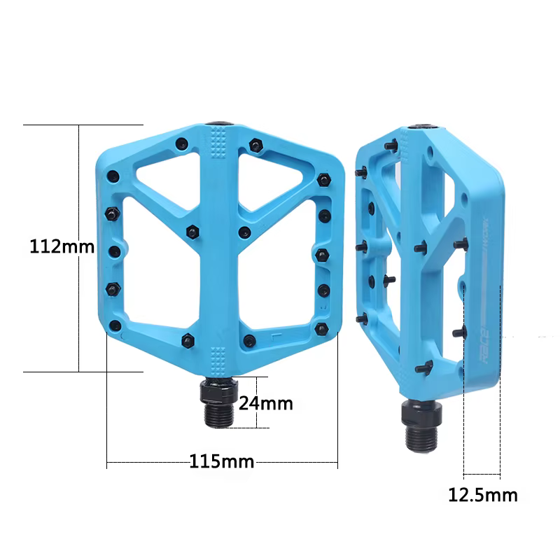 RACEWORK pédales de vélo vtt Nylom pédale ultralégère roulements d'étanchéité plat montagne