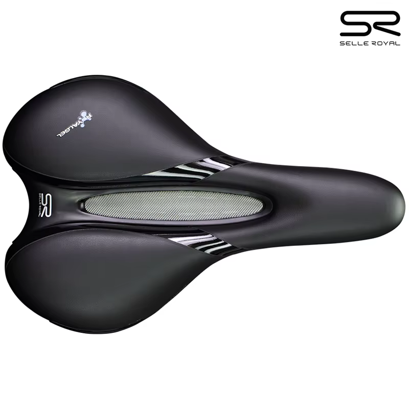 SELLE ROYAL-Selle de Vélo Respirante et Douce à Rail Creux
