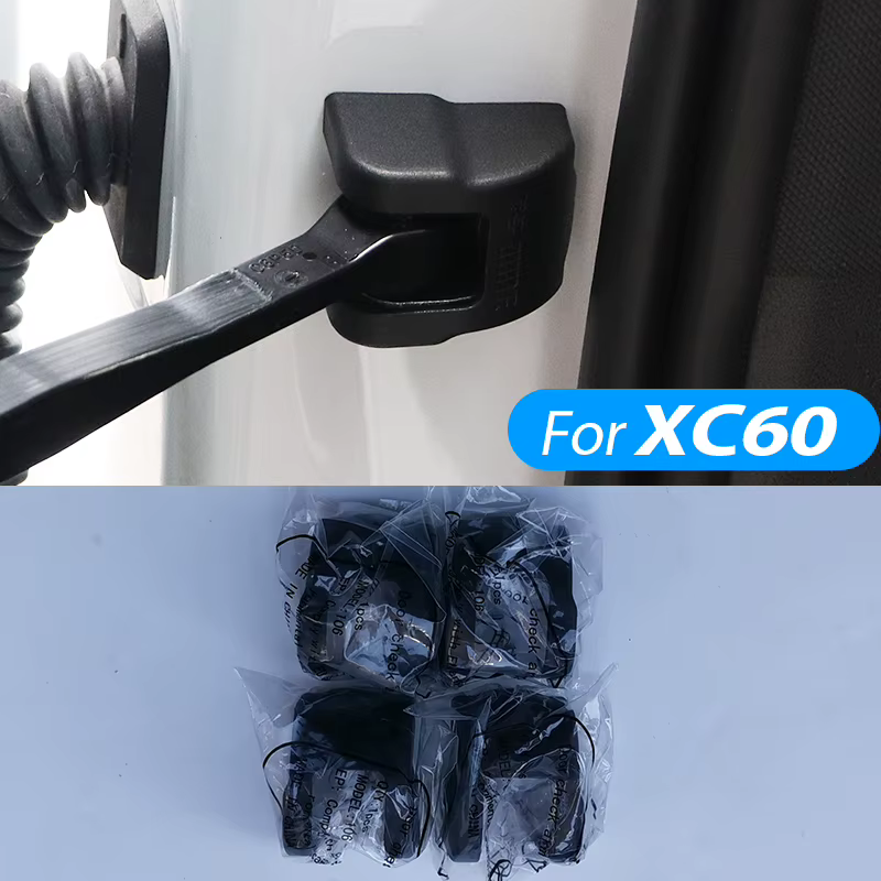 Accessoires de voiture 4 pièces adaptés pour Volvo XC60 XC90 S90, couvercle de gâche de serrure de porte, bras de contrôle de porte, Protection, bouchon de limitation