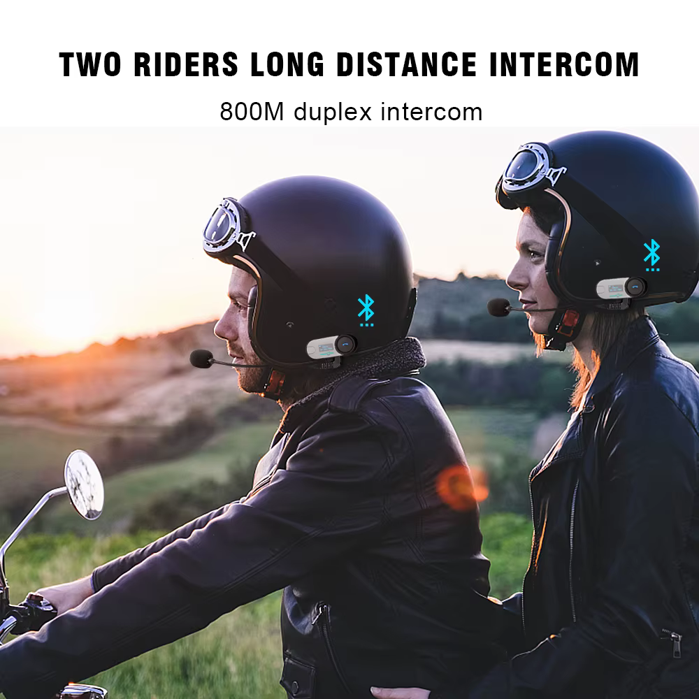 Bluetooth moto Interphone casque
