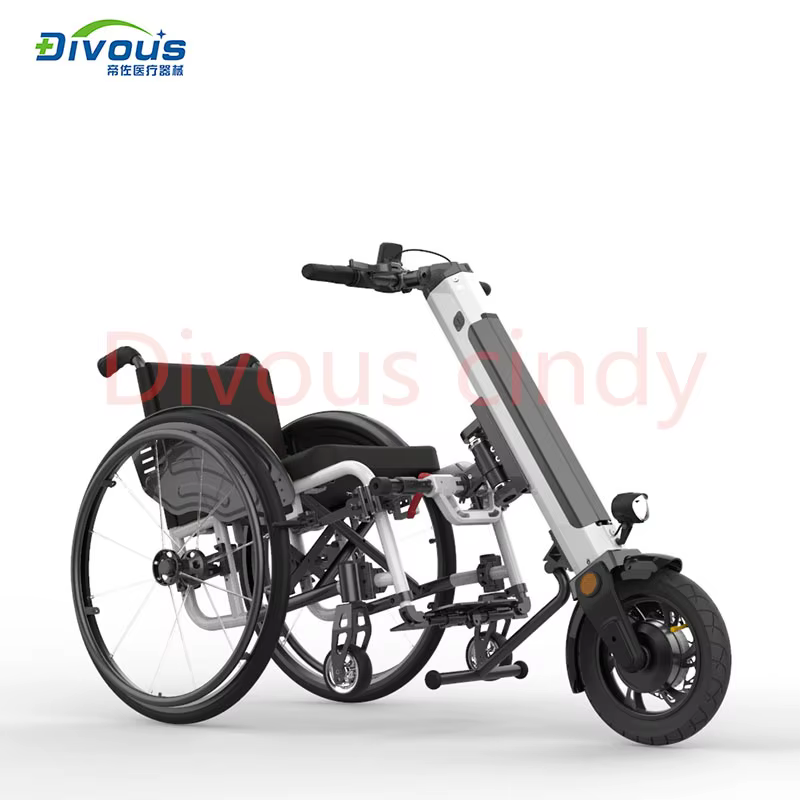 Vélo à main électrique pour fauteuil roulant