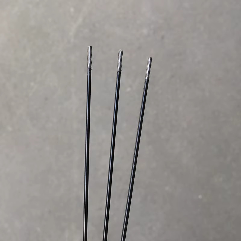 Lot de 5 rayons de vélo noirs de 14G de diamètre