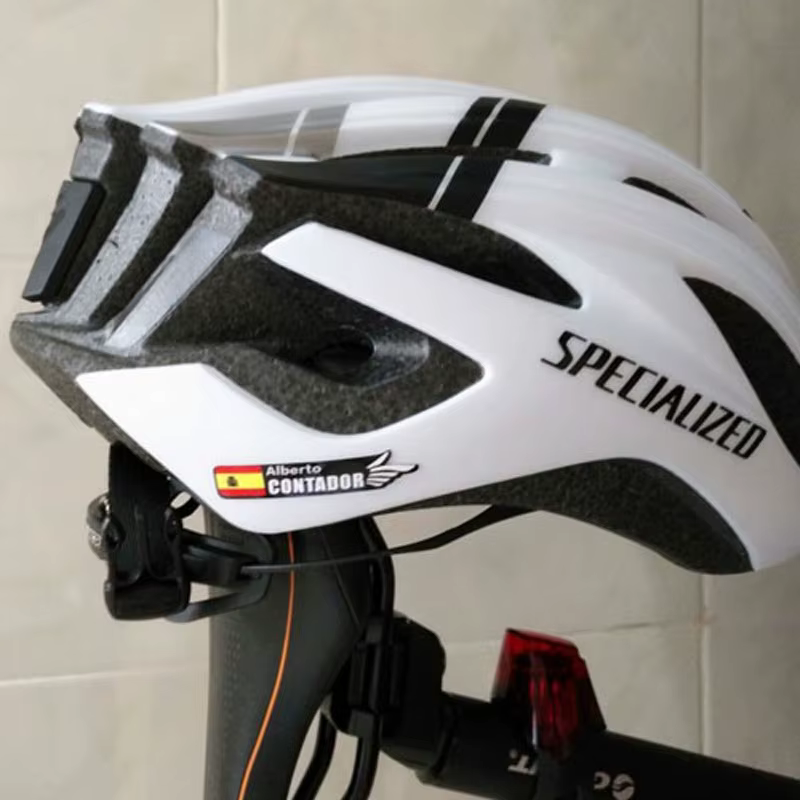 Autocollants de cadre de vélo de route avec nom et drapeau personnalisé