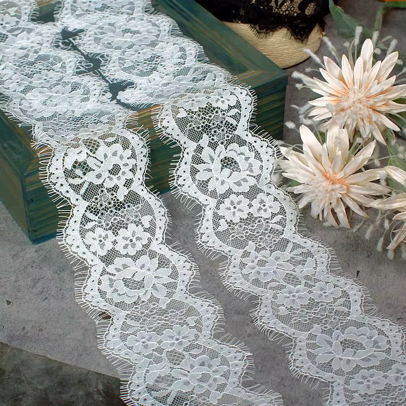 Accessoires en dentelle blanche pour décoration de sous-vêtements, coiffure faite à la main, ceinture de vêtements, bricolage