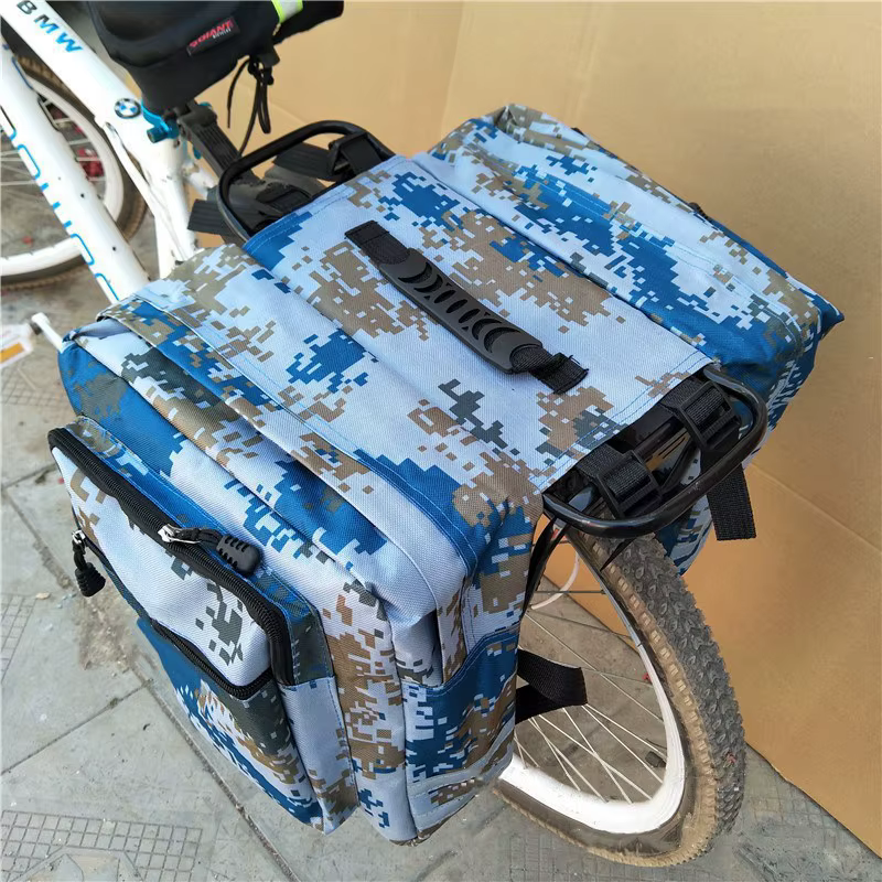 Sacs de coffre camouflage 2 en 1 pour vélo de route de montagne