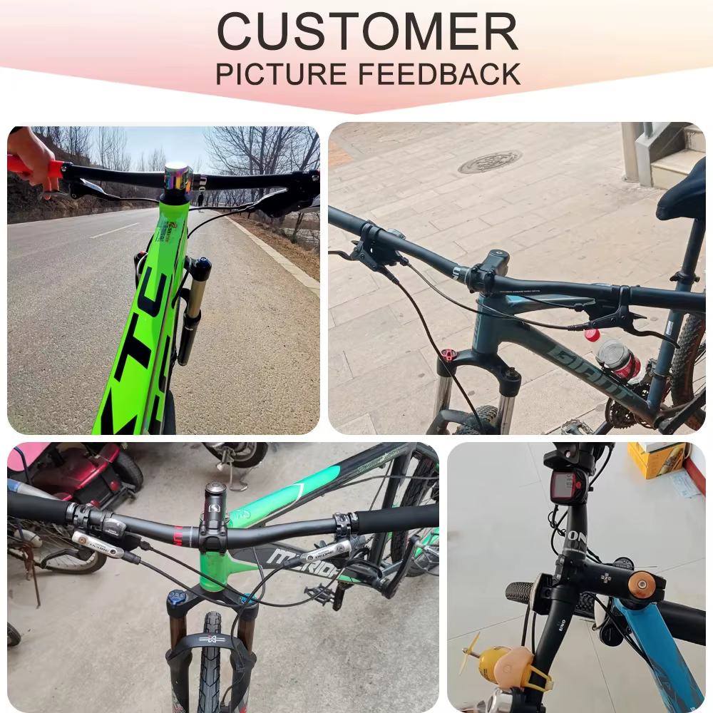 UNO vélo droit/hirondelle guidon vtt en alliage d'aluminium plat poignée
