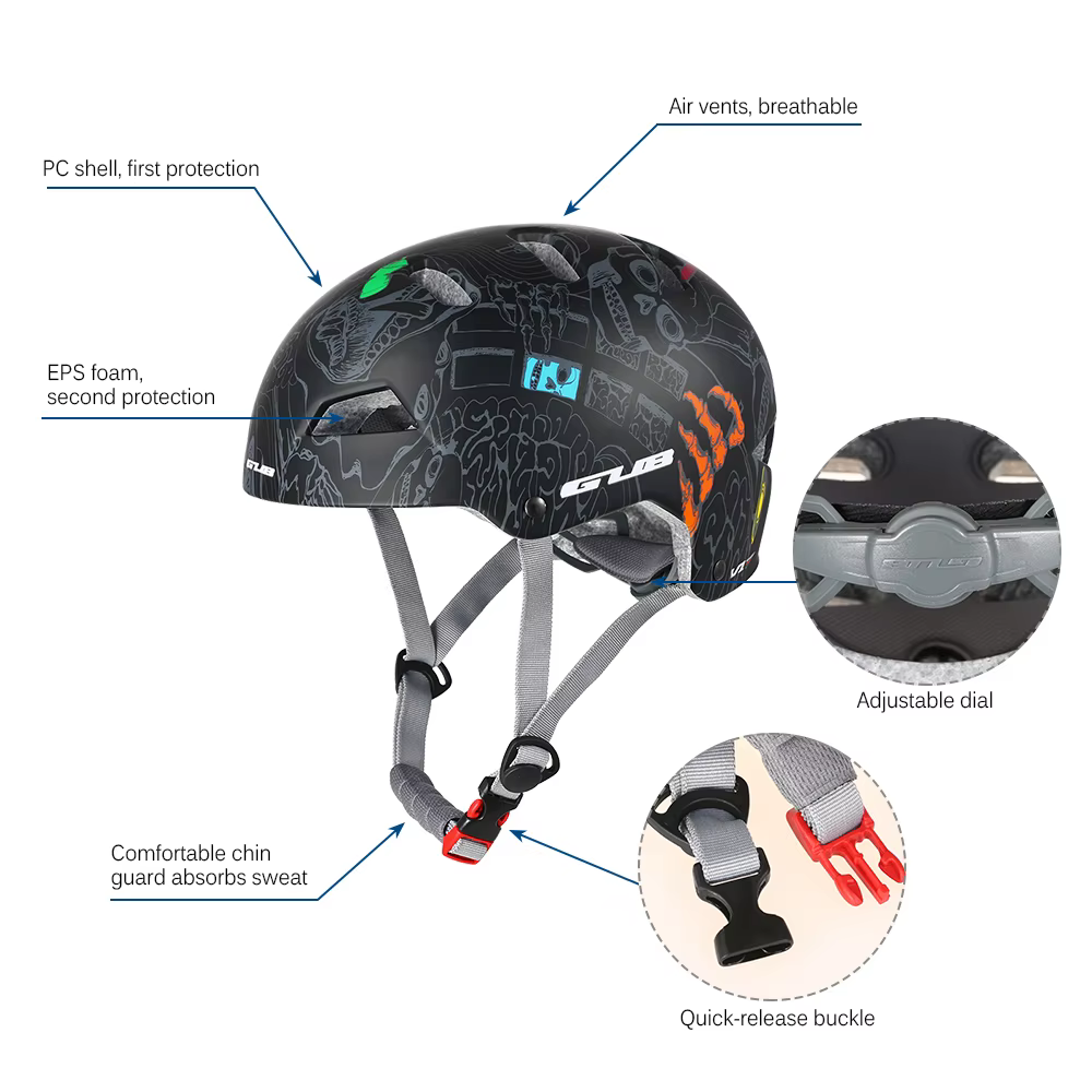 GUB V1-Casque de cyclisme pour homme et femme
