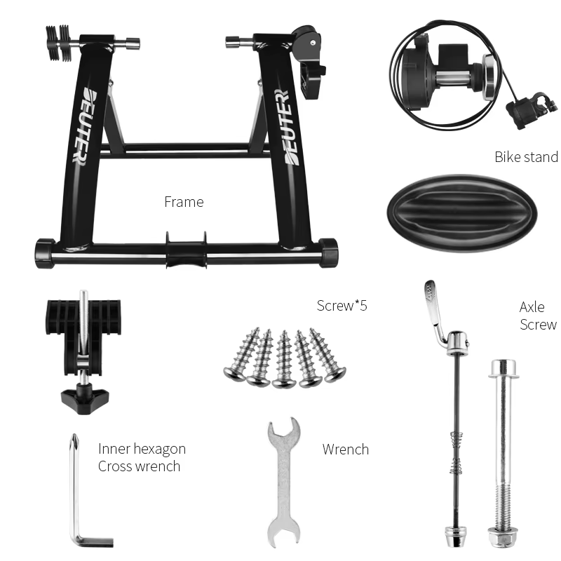 Entraîneur de vélo à rouleaux magnétiques