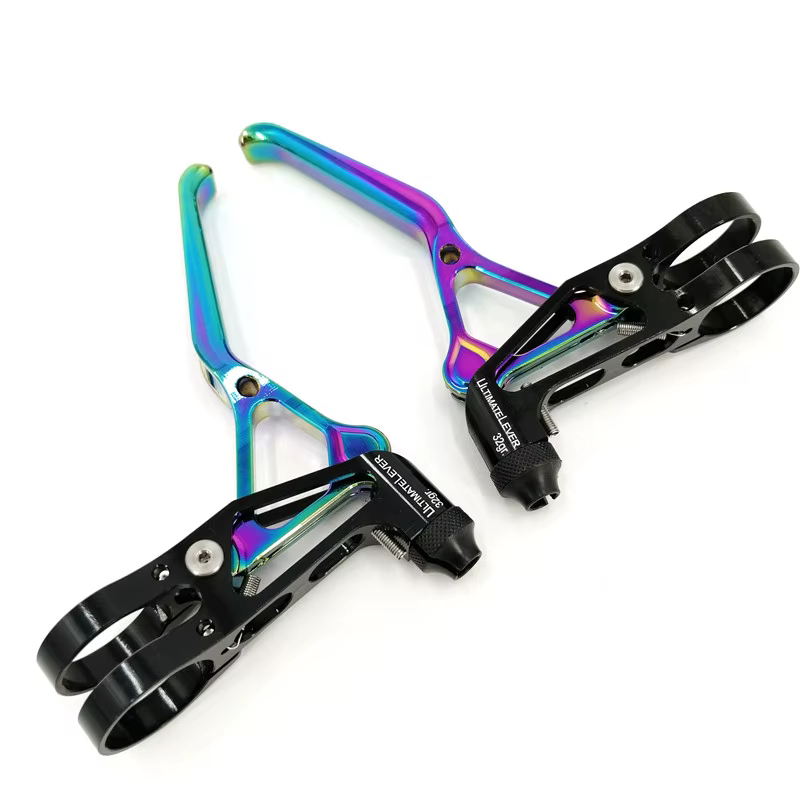Litepro ultime levier de frein de vélo placage de titane coloré vtt