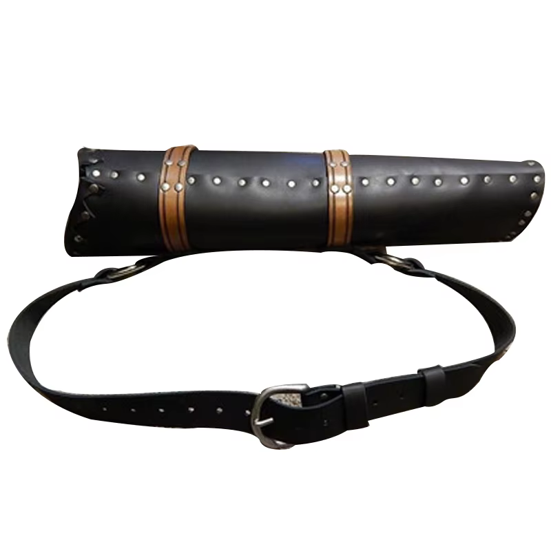 Étui en cuir Steampunk pour carquois et flèches, pour Costume d'archer de Bowman médiéval, accessoire de tir à l'arc Nomad