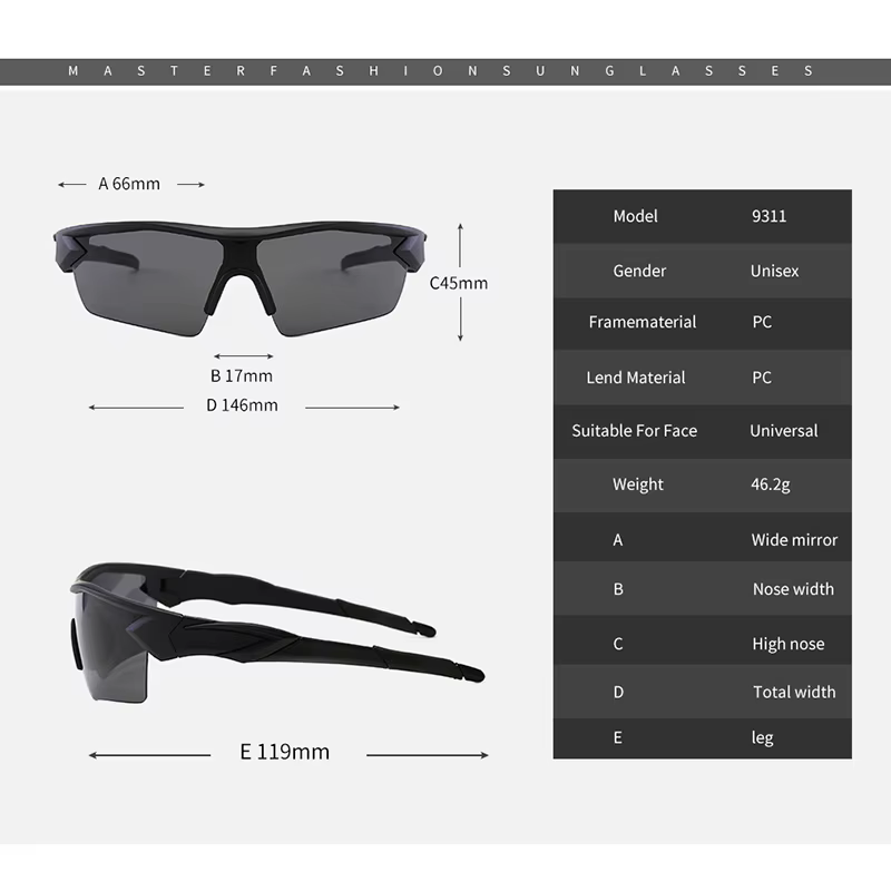Lunettes de vélo lunettes de Sport de plein air VTT lunettes de cyclisme sur route moto lunettes de soleil lunettes Oculos Ciclismo RR7425