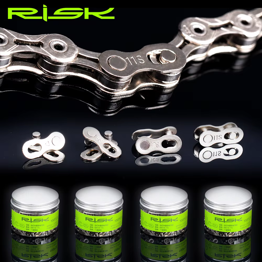 RISK – ensemble de connecteurs de chaîne de vélo à maillons rapides