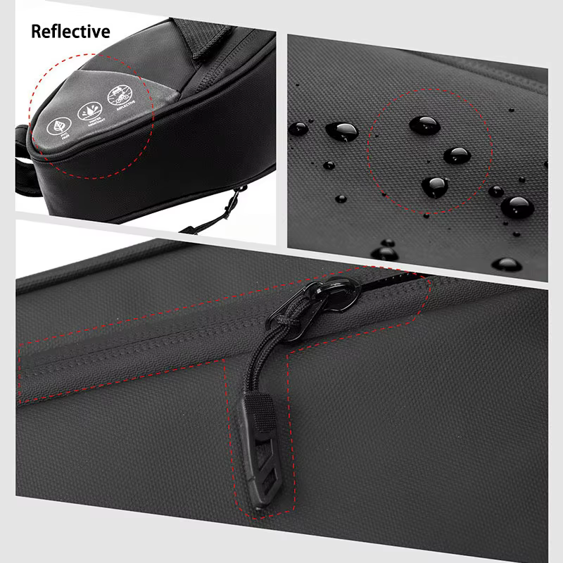 Sac de selle réfléchissant imperméable pour vélo