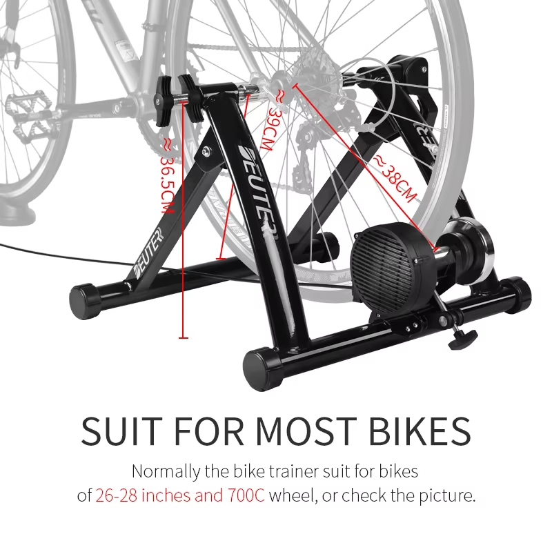 Entraîneur de vélo à rouleaux magnétiques
