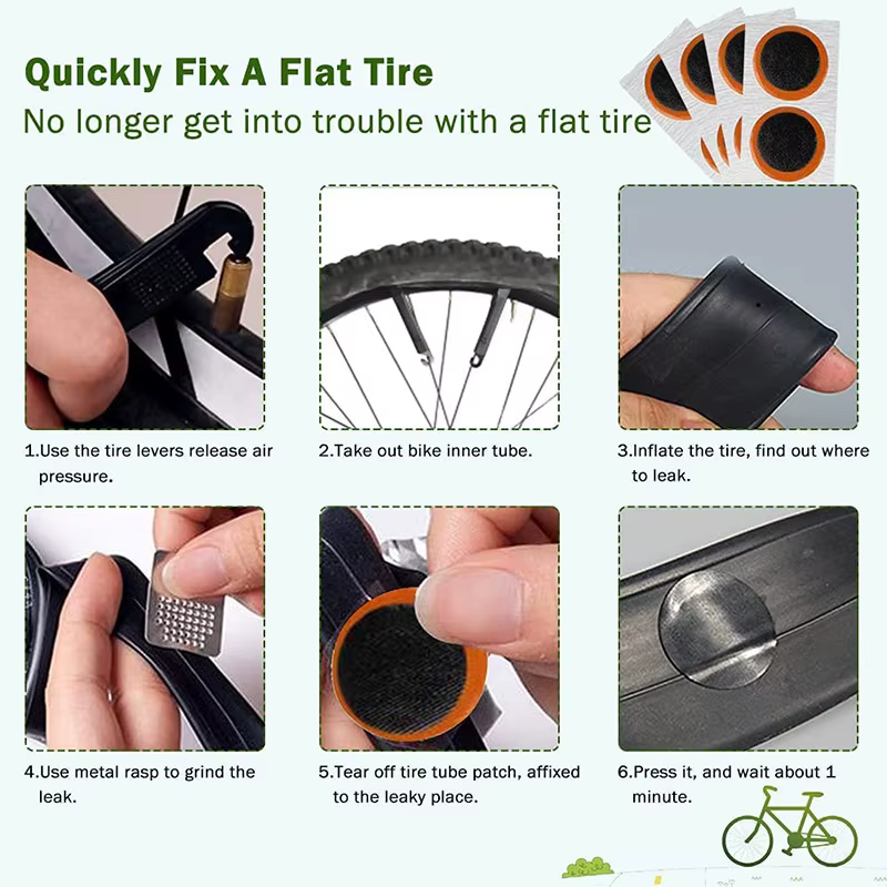 Kit d'outils de réparation de vélo 11 en 1