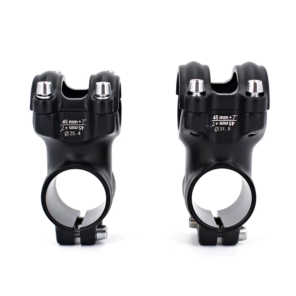 Tige de vélo de route de montagne ultralégère, pièce de vélo VTT, tige de vélo 7 résistante, usinée CNC, tige de vélo 256, 45mm, 25.4mm, 31.8mm