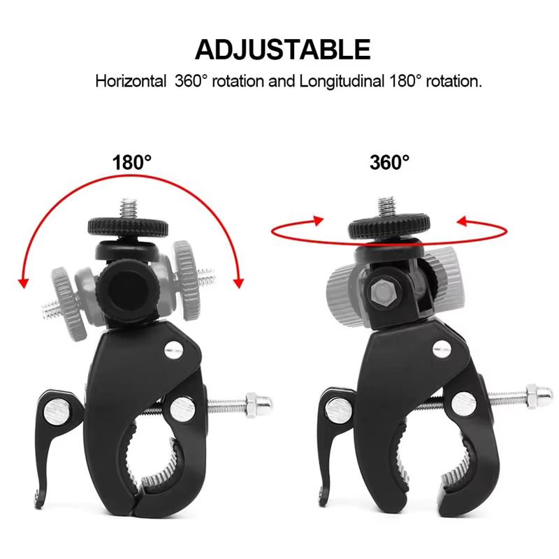 Support de caméra pour guidon de vélo et moto