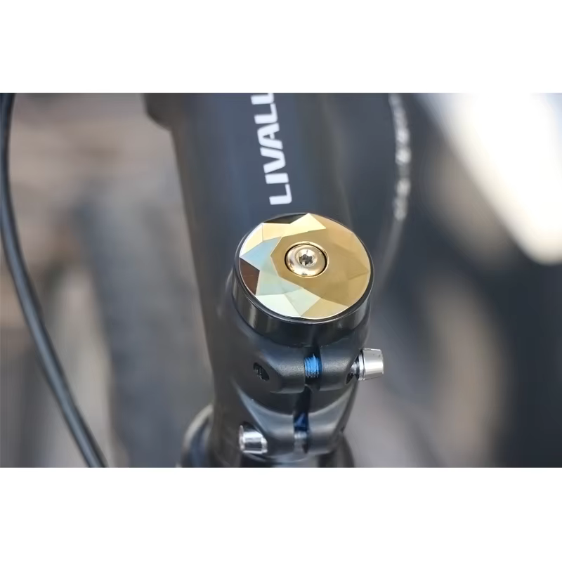 Capuchon de casque de vélo bleu brûlé