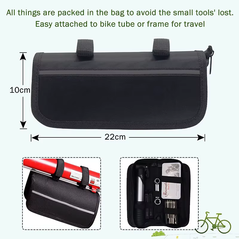 Kit d'outils de réparation de vélo 11 en 1