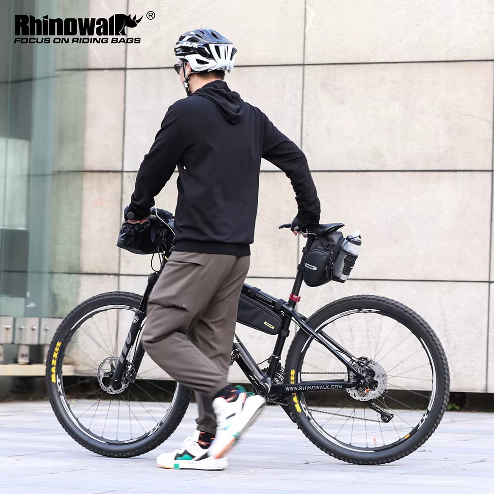 Rhinowalk – sac de selle de vélo étanche avec poche pour bouteille d'eau
