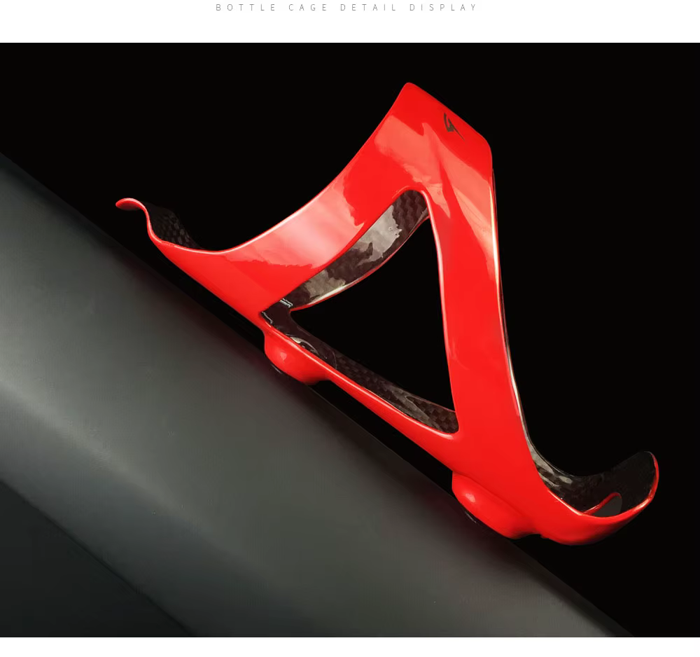 Porte-bouteille en carbone pour bicyclette