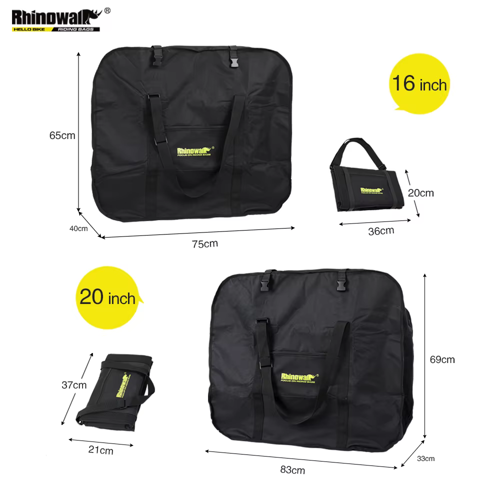 Rhinowalk – sac de Transport pour vélo pliant 16 "20"