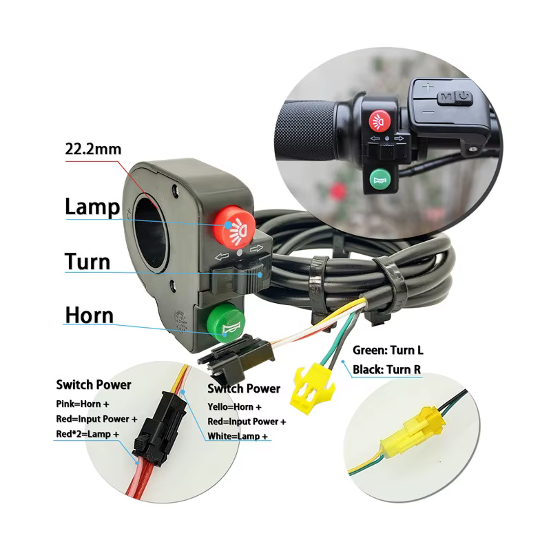 Phare électrique pour vélo électrique