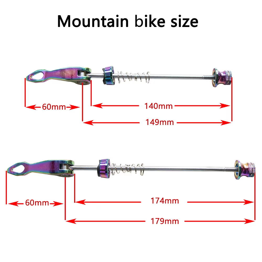 Axe de roue à dégagement rapide QR pour vélo de montagne