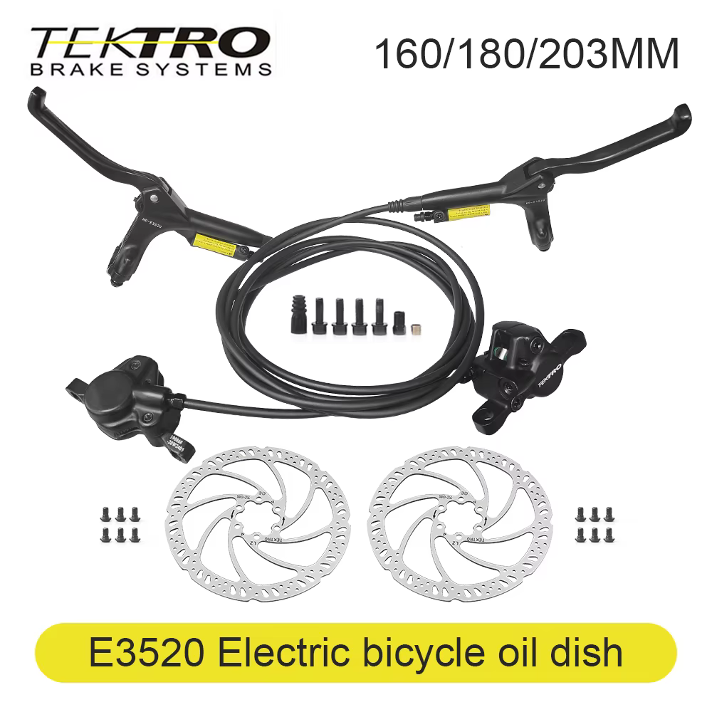 TEKTRO HD-E3520 e-bike hydraulique frein à disque capteur puissance contrôle 160/180/203mm Rotor vtt vélo électrique frein