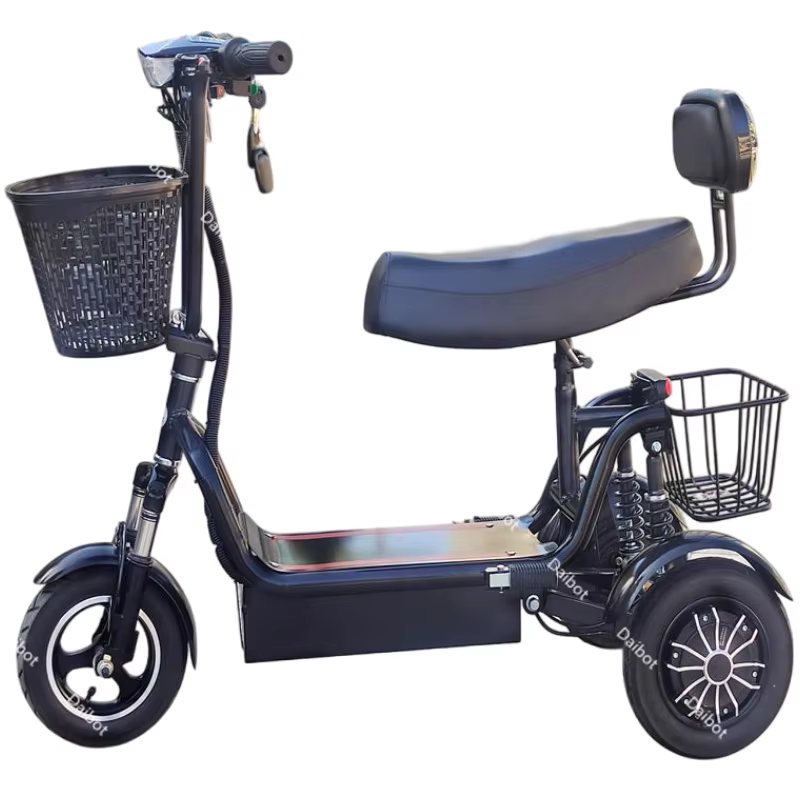 Scooter de mobilité pliable à double moteur pour les personnes âgées