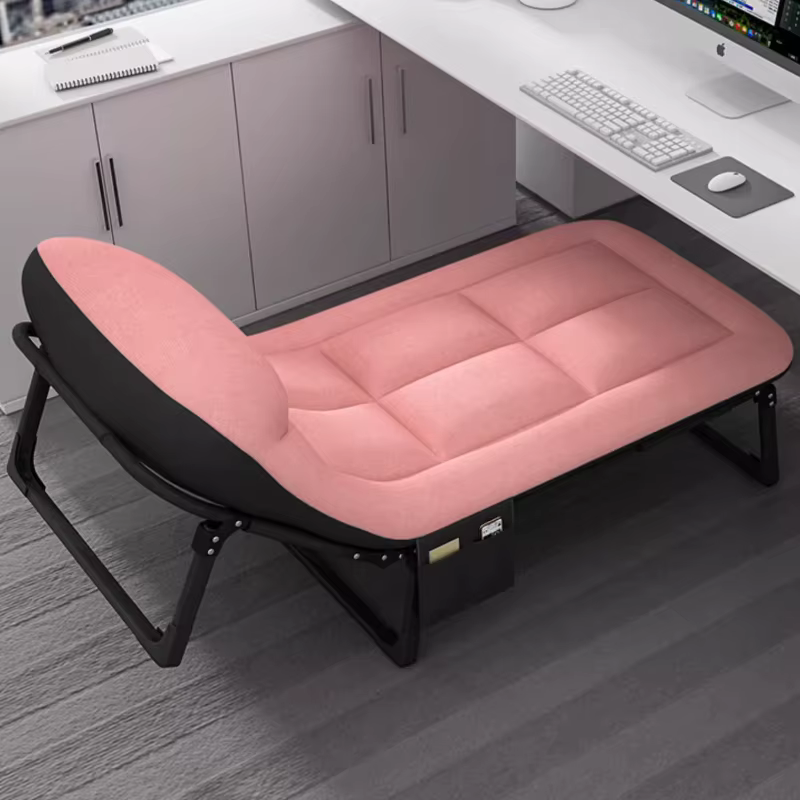 Lit pliant à jambes minimalistes, chambre moderne, princesse endormie, matelas de salon, accessoires de maison