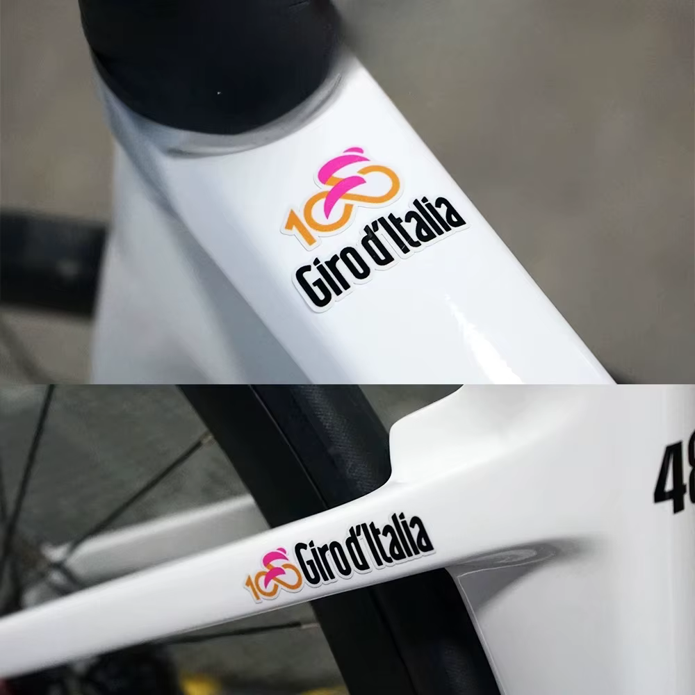 Autocollant décoratif long pour cadre de vélo de montagne