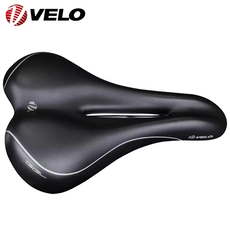 Conductrice O VL-3362 Vélo De Route Selle Silicone Gel PU Épaissir Creux Respirant Confortable VTT